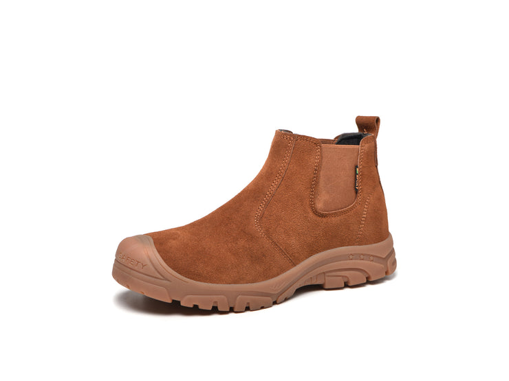 Composite Toe Shoes for Men Work Safety Boots Anti-Slip Industrial Construction Footwear