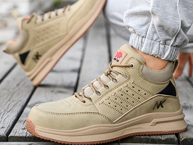 Men's Work Safety Shoes Composite Toe Safety Shoes Non-Slip Safety Work Boots