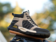 Men’s Safety Shoes with Color-Block Design Durable Industrial & Construction Work Boots