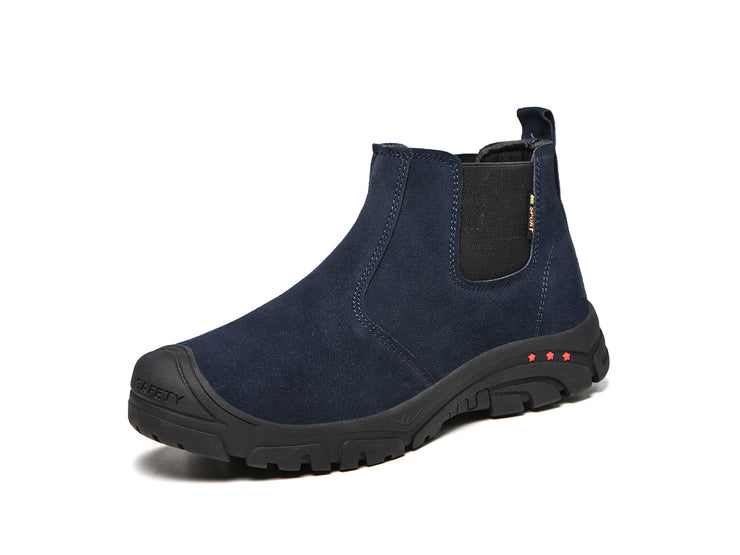 Composite Toe Shoes for Men Work Safety Boots Anti-Slip Industrial Construction Footwear