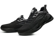 Unisex Safety Shoes Puncture Proof Lightweight Air Cushion Steel Toe Work Shoes