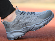 Work Safety Shoes for Men Women Non Slip Lightweight Indestructible Steel Toe Sneakers