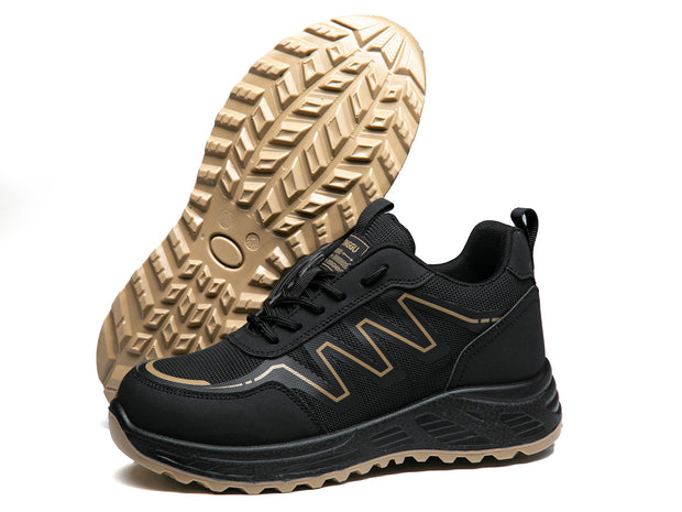 Men's Safety Work Shoes Lightweight Comfortable Breathable Work Boots Indestructible Sneakers