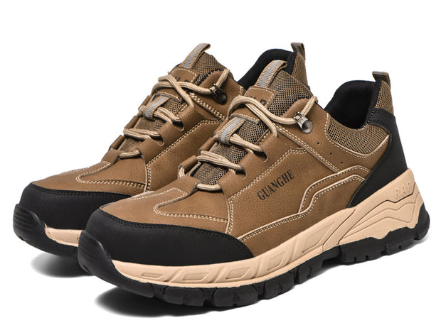 Men's Composite Toe Work Safety Shoes Anti-Slip Industrial Construction Safety Work Boots
