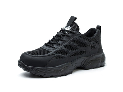 Work Safety Shoes for Men Women Non Slip Lightweight Indestructible Steel Toe Sneakers