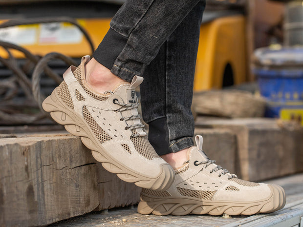 Men's Work Safety Shoes for Men Comfortable Safety Work Shoes Industrial Construction Footwear