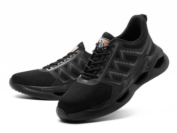 Lightweight Work Safety Steel Toe Sneakers Warehouse Industry Work Shoes