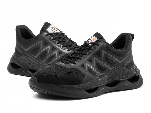 Lightweight Work Safety Steel Toe Sneakers Warehouse Industry Work Shoes