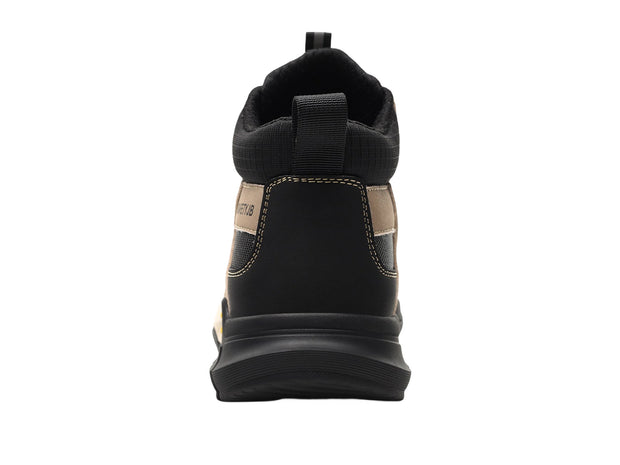 Men’s Safety Shoes with Color-Block Design Durable Industrial & Construction Work Boots