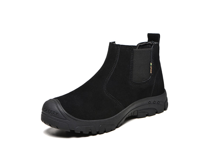 Composite Toe Shoes for Men Work Safety Boots Anti-Slip Industrial Construction Footwear