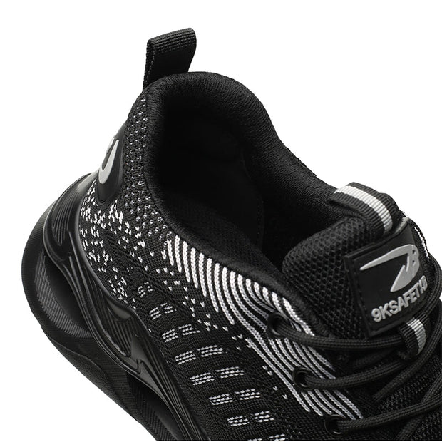 Unisex Safety Shoes Puncture Proof Lightweight Air Cushion Steel Toe Work Shoes