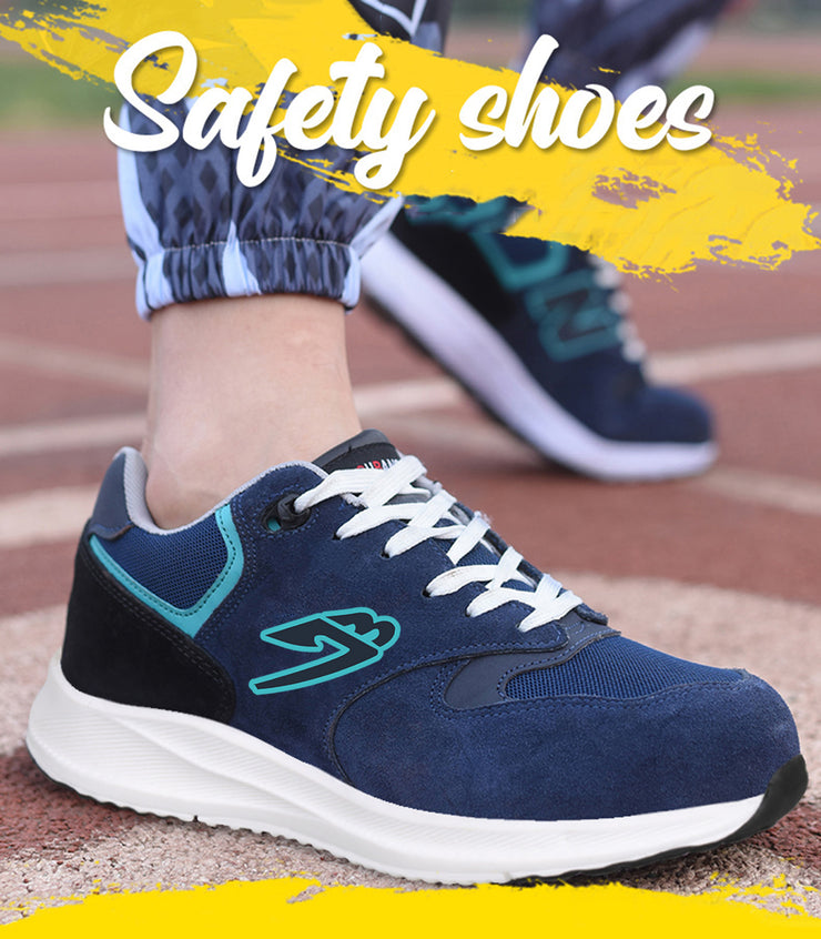 Lightweight Composite Toe Work Shoes for Men Women Comfortable Safety Shoes Breathable Fashion Sneakers