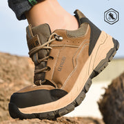 Men's Composite Toe Work Safety Shoes Anti-Slip Industrial Construction Safety Work Boots