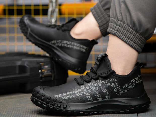 Work Safety Shoes for Men Women Lightweight Industrial Construction Safety Sneakers
