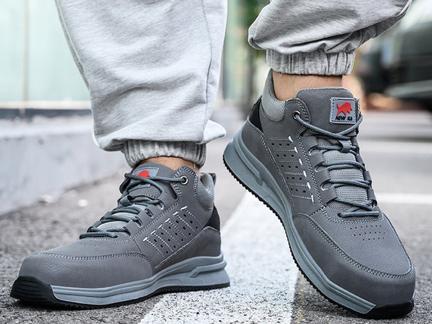 Men's Work Safety Shoes Composite Toe Safety Shoes Non-Slip Safety Work Boots