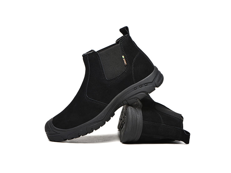 Composite Toe Shoes for Men Work Safety Boots Anti-Slip Industrial Construction Footwear