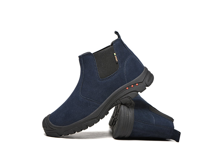 Composite Toe Shoes for Men Work Safety Boots Anti-Slip Industrial Construction Footwear