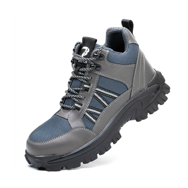 Anti-Smash Anti-Pierce Safety Shoes for Women Steel Toe Construction Work Shoes