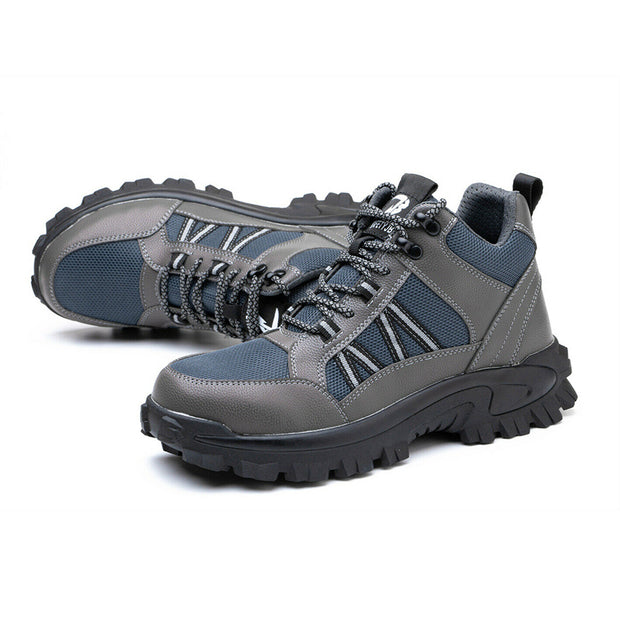 Anti-Smash Anti-Pierce Safety Shoes for Women Steel Toe Construction Work Shoes