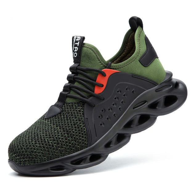 Male Work Sneakers Toe Cap Work Safety Boot Comfort Men Boots Anti-puncture Safety Shoes Men Indestructible Shoes Work Boots - Tanleewa