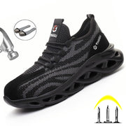 Male Work Sneakers Toe Cap Work Safety Boot Comfort Men Boots Anti-puncture Safety Shoes Men Indestructible Shoes Work Boots - Tanleewa