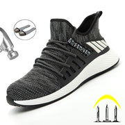 Male Work Sneakers Toe Cap Work Safety Boot Comfort Men Boots Anti-puncture Safety Shoes Men Indestructible Shoes Work Boots - Tanleewa
