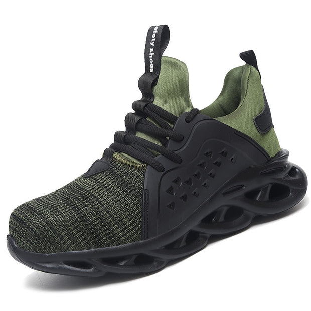 Male Work Sneakers Toe Cap Work Safety Boot Comfort Men Boots Anti-puncture Safety Shoes Men Indestructible Shoes Work Boots - Tanleewa
