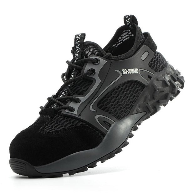 Male Work Sneakers Toe Cap Work Safety Boot Comfort Men Boots Anti-puncture Safety Shoes Men Indestructible Shoes Work Boots - Tanleewa